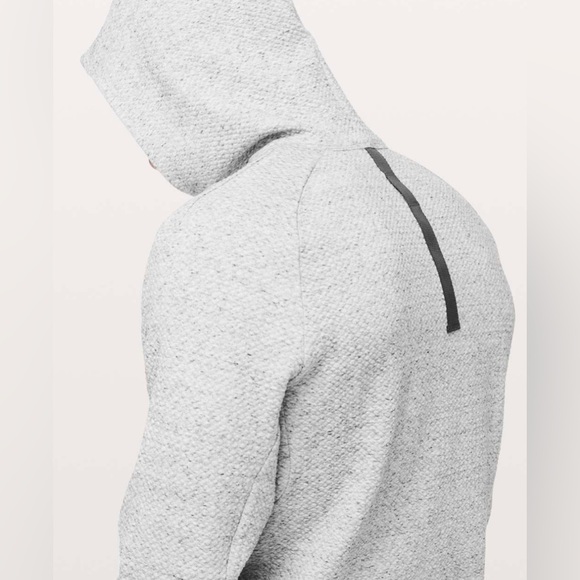 Mint Lululemon At Ease Hoodie Heathered Mens Sz Medium - Picture 5 of 15